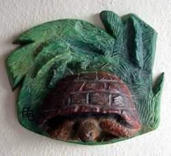 Sculpture intitulée "tortue Feng shui" par Jean Pierre Ferenkak, Œuvre d'art originale