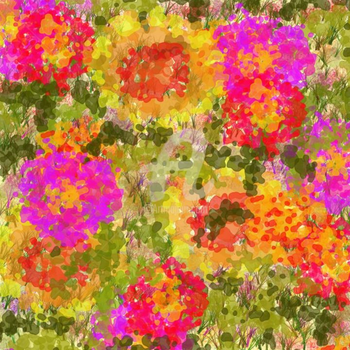 Digital Arts titled "giarden.jpg" by Fernanda Raineri, Original Artwork