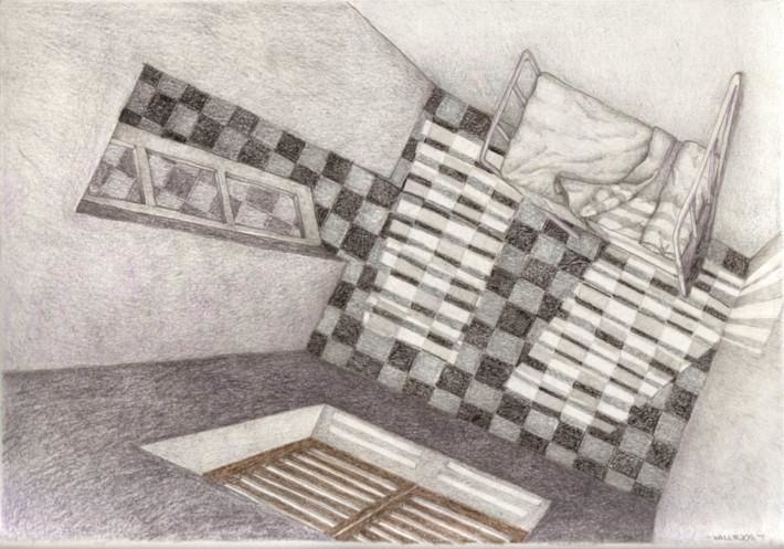 Drawing titled "sin titulo" by Fernanda Vallejos, Original Artwork