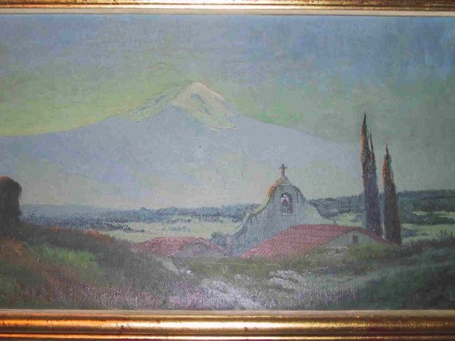 Painting titled "Popocatépetl" by Fernando Best Pontones, Original Artwork