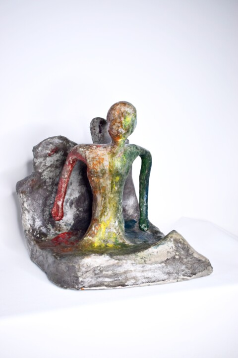 Escultura intitulada "Emancipação" por Fernando Ribeiro (Frib), Obras de arte originais, Cimento