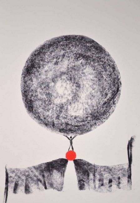 El Dificil Equilibrio, Dibujo por Fernando Calvo | Artmajeur