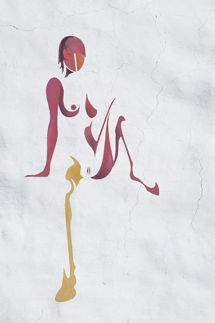 Malerei mit dem Titel "Bañera" von Eller, Original-Kunstwerk, Öl