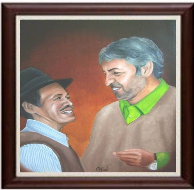 Painting titled "El Gobernador" by Carlos Fernando Lopez, Original Artwork