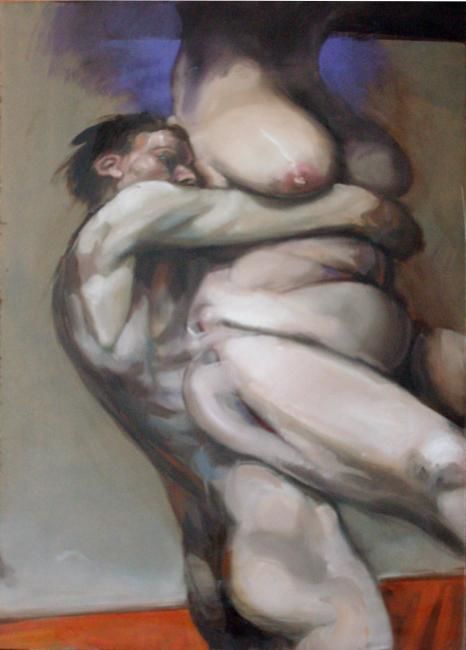 Pintura titulada "Esfuerzo y amor" por Fernando Rosas, Obra de arte original