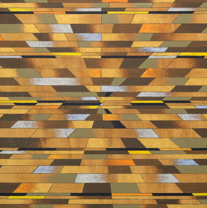 绘画 标题为“Construcao 273” 由Ferracioli, 原创艺术品, 丙烯 安装在木质担架架上