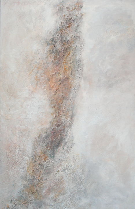 Painting titled "Brouillard" by Laure Ferrando, Original Artwork, Acrylic