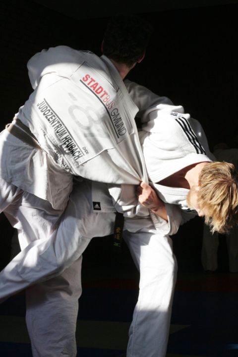 Fotografie mit dem Titel "Judo scene" von Myriam, Original-Kunstwerk, Digitale Fotografie