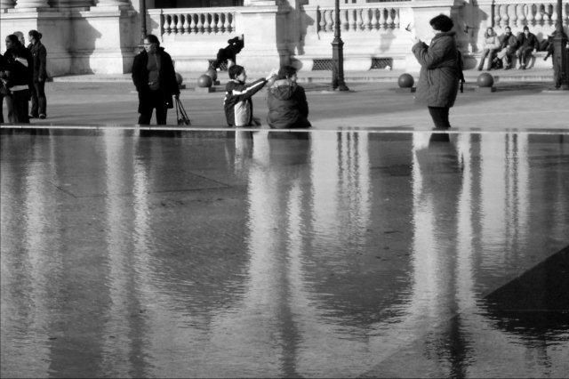 Photography titled "Reflets d'arcades" by Francois-Henri Louchet, Original Artwork