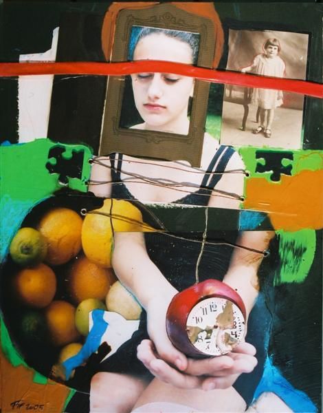Collages titled "The Offering" by Florin Firimita, Original Art,