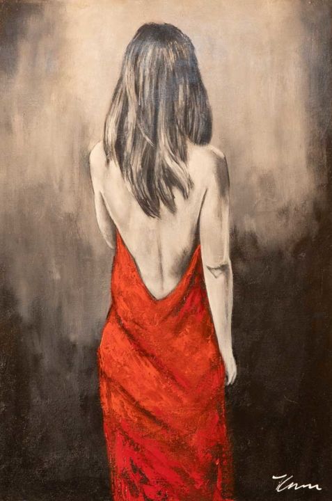 red dress art