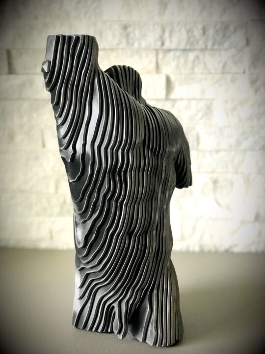 Скульптура под названием "Eros (07)" - Filippo Pietro Castrovinci, Подлинное произведение искусства, Металлы
