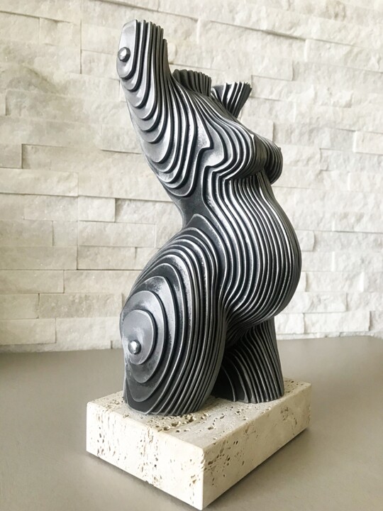 Sculpture intitulée "La vida" par Filippo Pietro Castrovinci, Œuvre d'art originale, Métaux