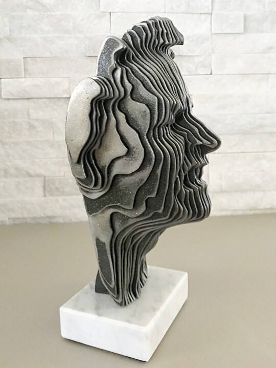 Sculpture titled "Wellerman" by Filippo Pietro Castrovinci, Original Artwork, Metals