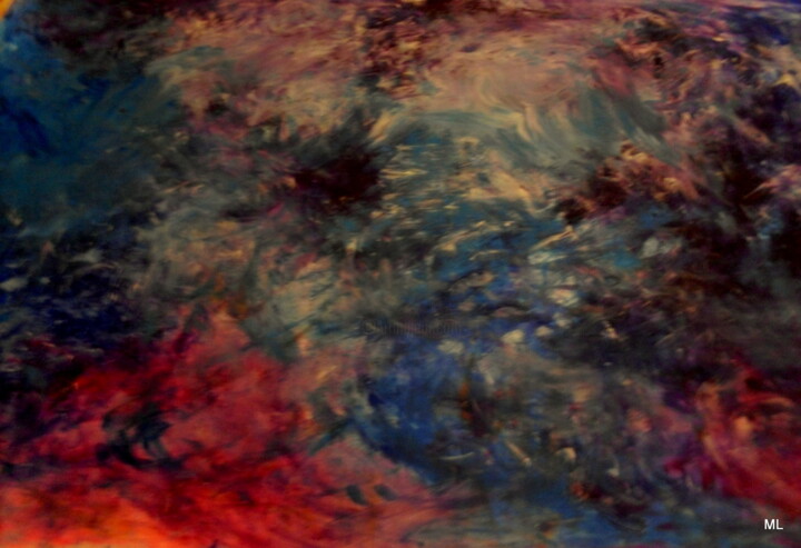 Pittura intitolato "Água.jpg" da Filomena Martins, Opera d'arte originale, Acrilico