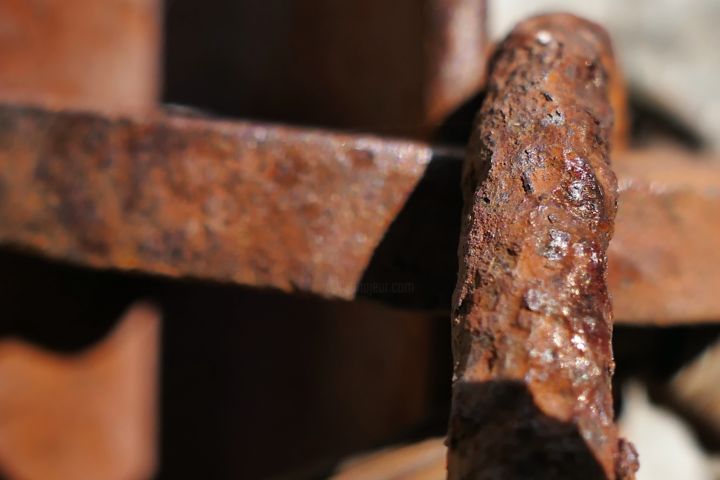 Fotografía titulada "La rouille" por François Luciani, Obra de arte original