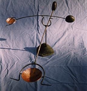 Sculpture intitulée "untitled balance" par Matthew Simpson, Œuvre d'art originale