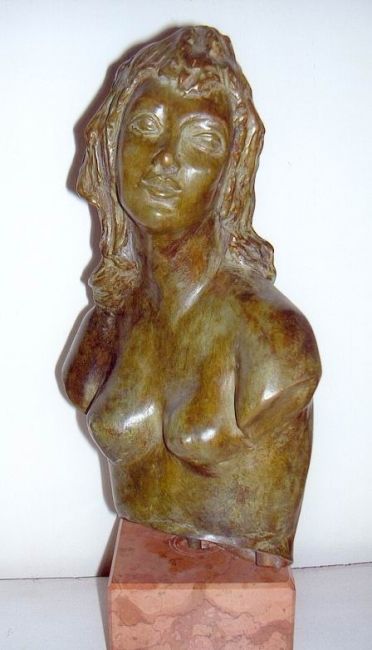 雕塑 标题为“Eve” 由Jeanine Fitou Valens, 原创艺术品, 青铜
