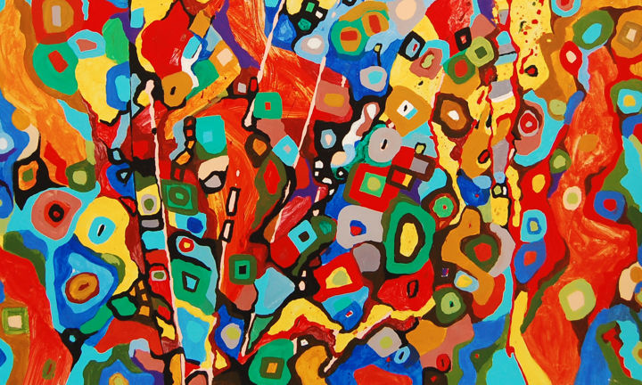 Pintura titulada "Insignificance" por Fixio Genta, Obra de arte original, Acrílico