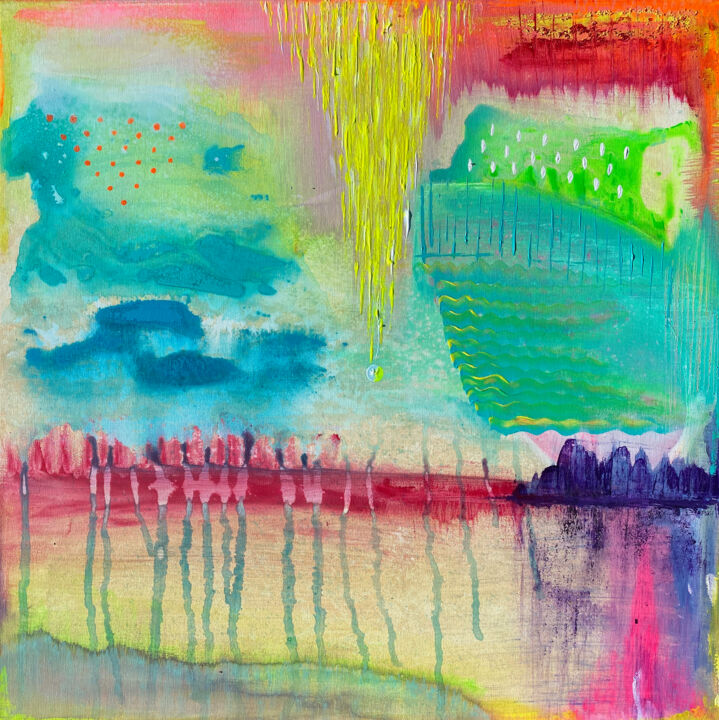 Malerei mit dem Titel "Spring Break" von Fjara Storm, Original-Kunstwerk, Acryl