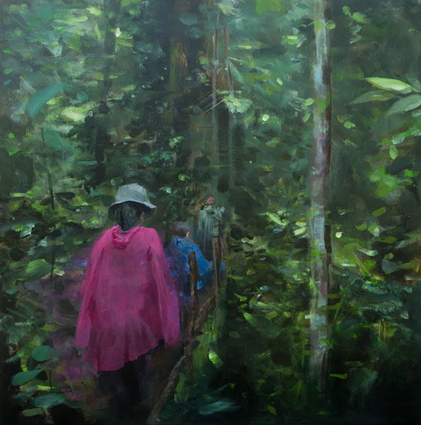 Peinture intitulée "Andasibe" par François Jung, Œuvre d'art originale, Acrylique