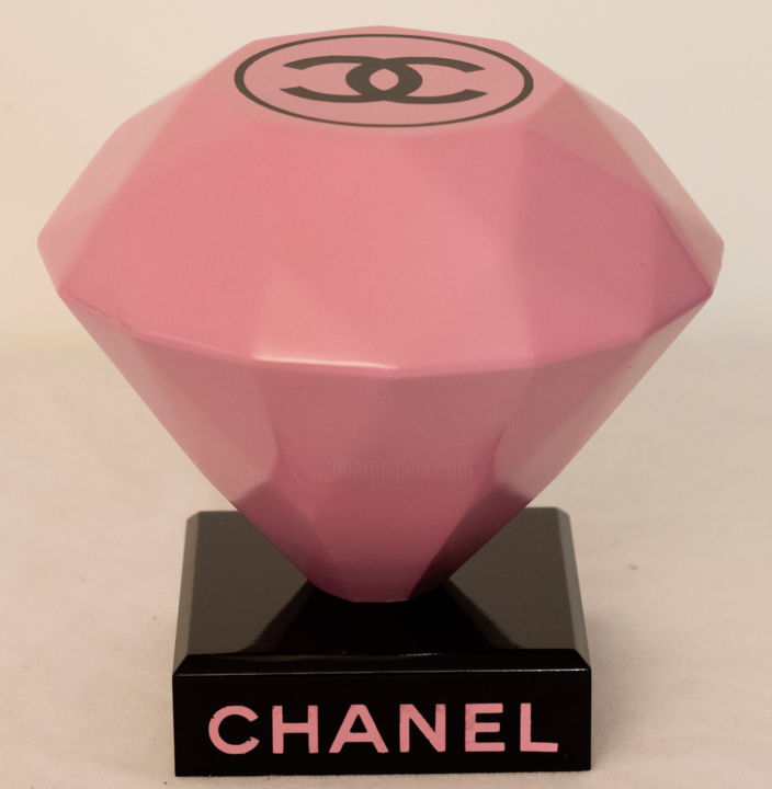 雕塑 标题为“Chanel Diamond” 由Flavien Mandon, 原创艺术品, 树脂
