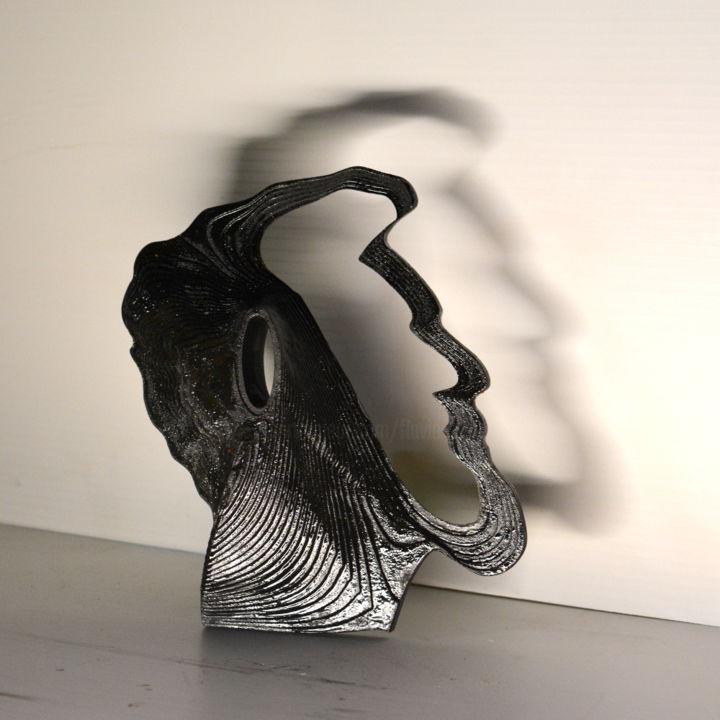 Sculpture intitulée "Volontà" par Flavio Pellegrini, Œuvre d'art originale, Bois