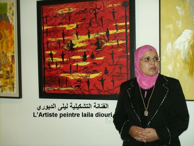 Peinture intitulée "599392_402051459831…" par Laila Diouri, Œuvre d'art originale