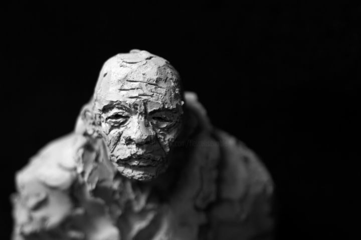 Sculpture intitulée "Clay Face 8" par Fleur Elise Noble, Œuvre d'art originale, Terre cuite