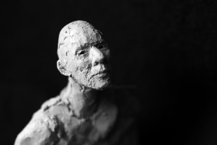 Sculpture intitulée "Clay Face 10" par Fleur Elise Noble, Œuvre d'art originale, Terre cuite
