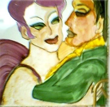 Pittura intitolato "Tango" da Elinor Dandrea, Opera d'arte originale