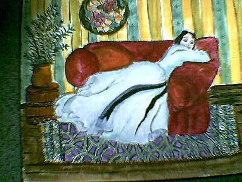 Painting titled "Repose" by Elinor Dandrea, Original Artwork