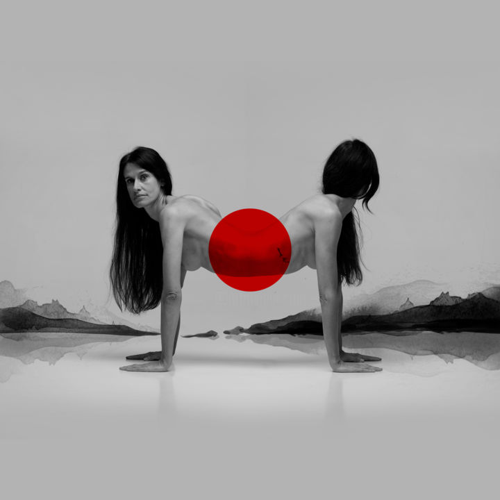 「OUT OF JAPAN III」というタイトルのデジタルアーツ Filipe Xavierによって, オリジナルのアートワーク, 写真モンタージュ