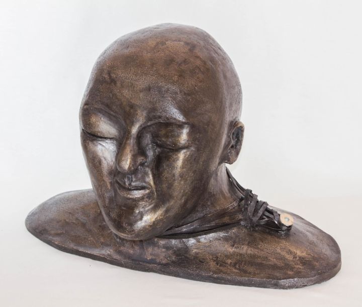 Sculpture intitulée "ESCLAVE-Être esclav…" par Florence Paganessi, Œuvre d'art originale, Terre cuite
