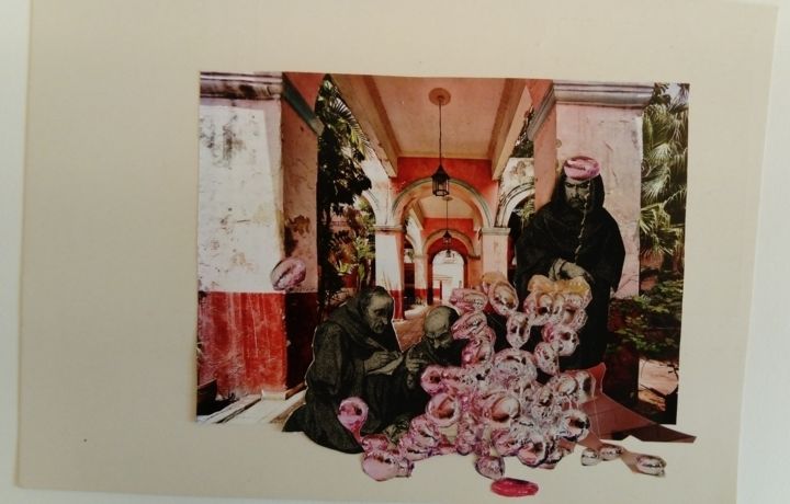 Collages intitulée "Istanbul" par Taphan, Œuvre d'art originale,