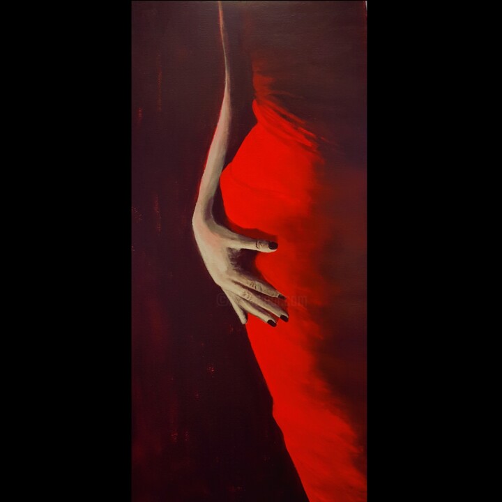 Peinture intitulée "Demain" par Flore Delisse, Œuvre d'art originale, Acrylique