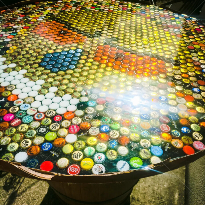 "Caps en table" başlıklı Design Florence Chevoleau (FCArt) tarafından, Orijinal sanat, Mobilya