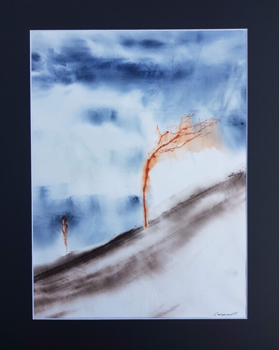Отпечатки и Гравюры под названием "Origine #1" - Florence Crinquand, Подлинное произведение искусства, Монотип