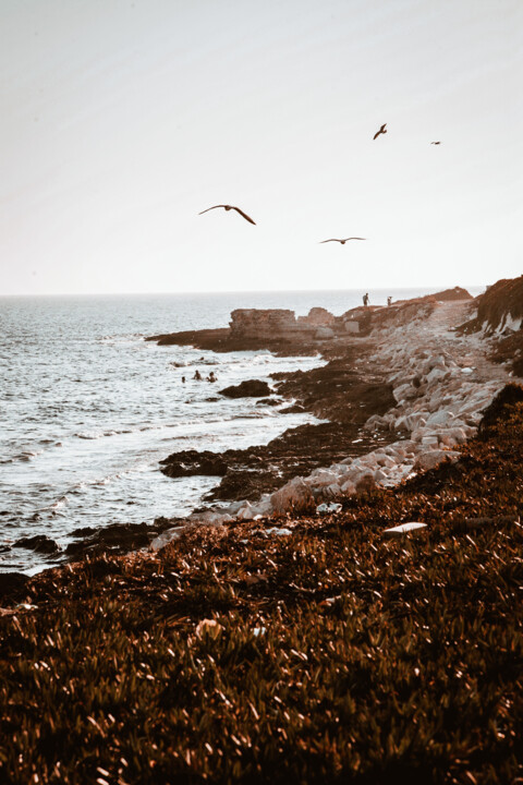 Fotografie mit dem Titel "Vue sur mer" von Florence Godard, Original-Kunstwerk, Digitale Fotografie