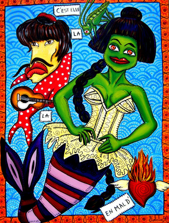Peinture intitulée "Pop Art : Les Rita…" par Florence H, Œuvre d'art originale, Acrylique
