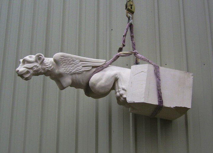 Sculpture intitulée "gargouille" par Florence Jarrige, Œuvre d'art originale, Pierre