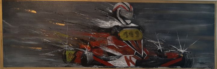 Malerei mit dem Titel "Victory" von Florence Soula, Original-Kunstwerk, Acryl