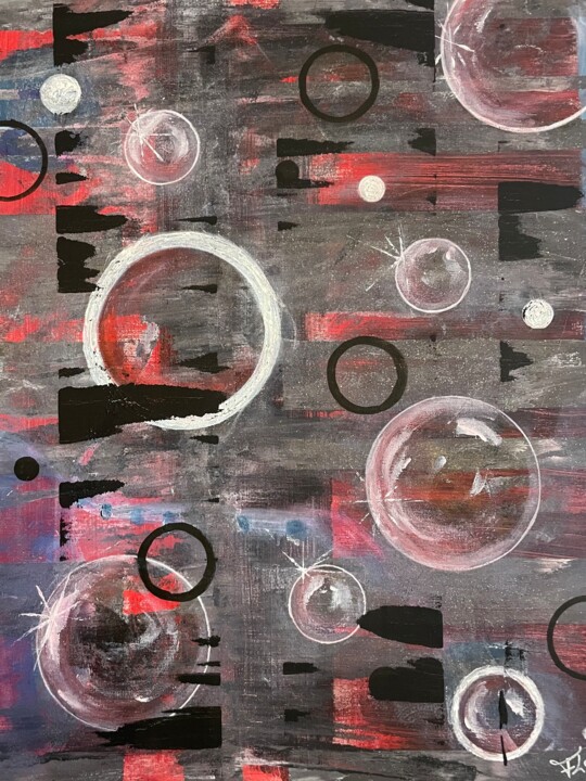 Painting titled "Je bulle" by Florence Soula, Original Artwork, Acrylic