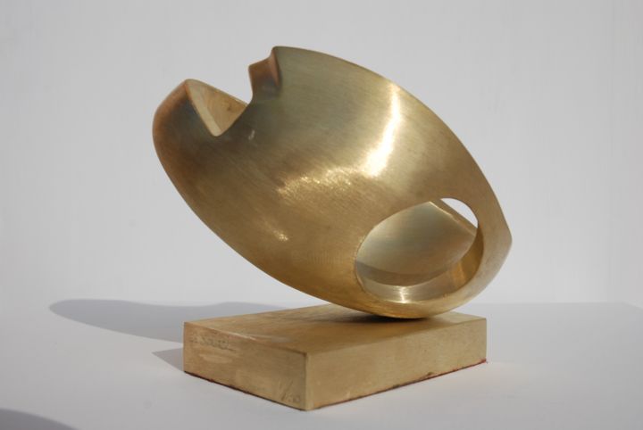 Sculpture titled "1 La source" by Florence Vial, Original Artwork, Metals