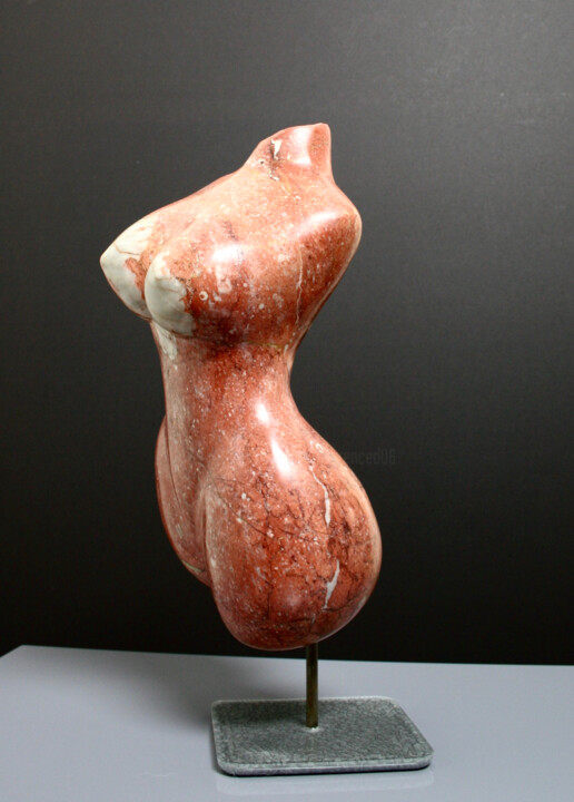 Sculpture titled "VOLUTES" by Florence   Duet, Original Artwork, Stone