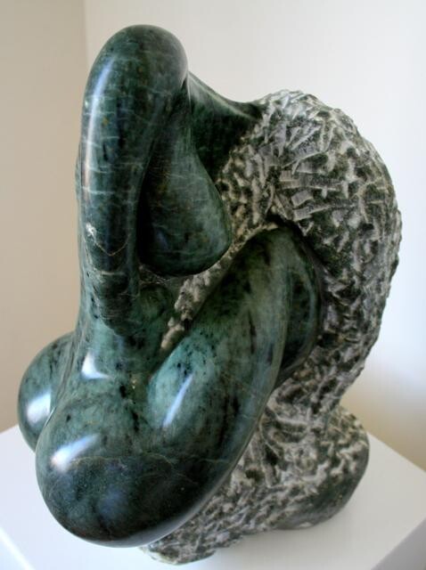 Sculpture titled "ETRE FEMME" by Florence   Duet, Original Artwork, Stone