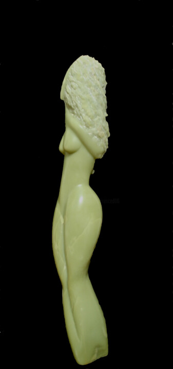 Sculpture titled "TORSADE numéro1" by Florence   Duet, Original Artwork, Stone