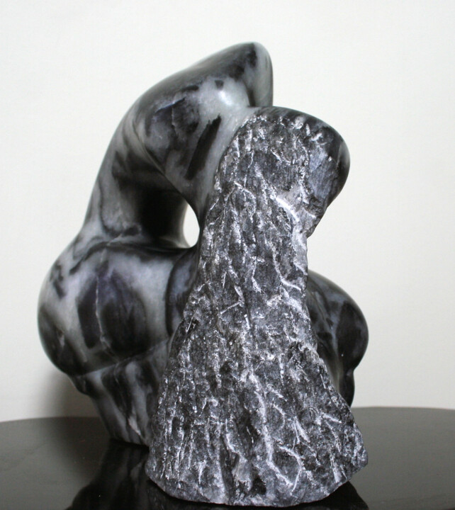 Sculpture titled "FEMME SERPENT 2EME…" by Florence   Duet, Original Artwork, Stone