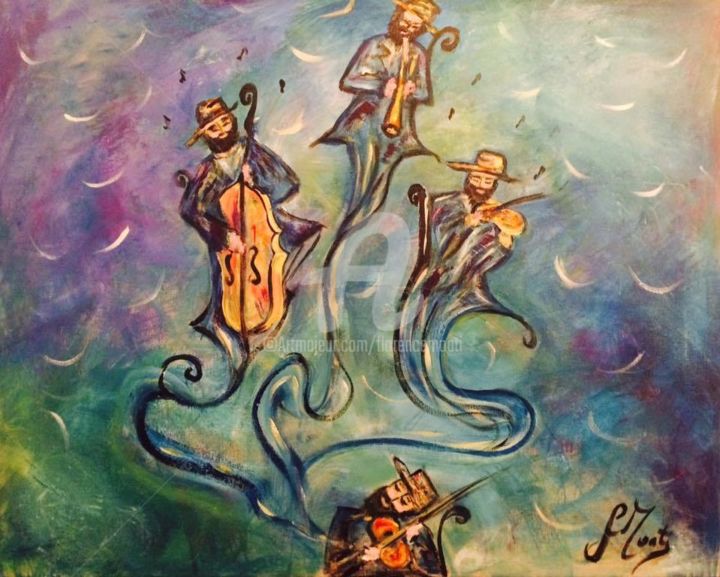 Painting titled "Mémories melody" by Florencegm, Original Artwork