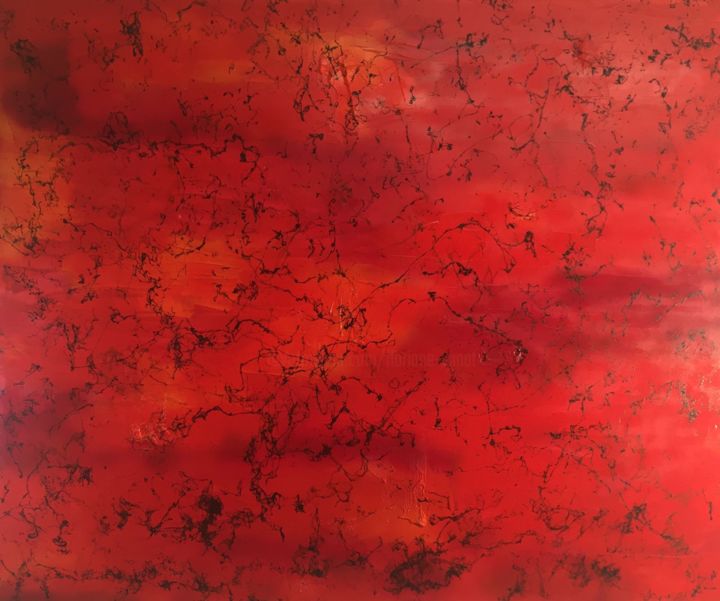 Painting titled "Traces" by Flojo, Original Artwork, Acrylic